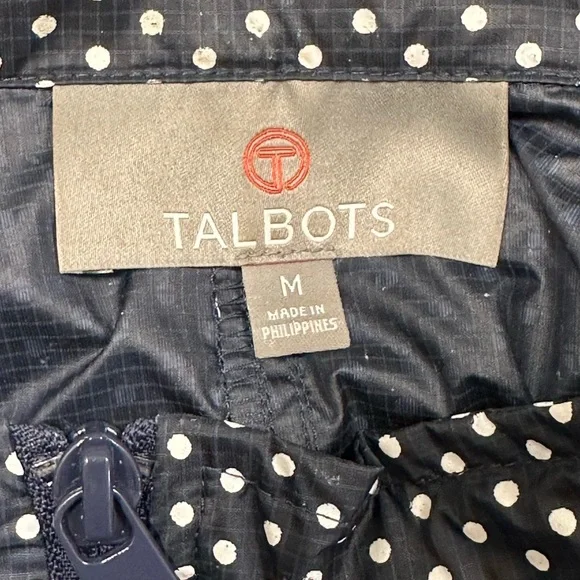 Talbots Windbreaker Light Rain Jacket Size M - Picture 6 of 9